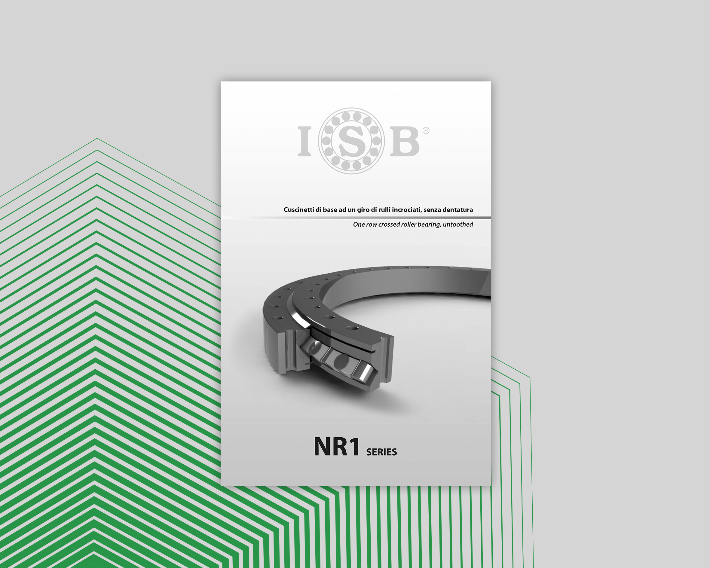 Coronas de giro de una hilera de rodillos cruzados - Serie NR1 ISB