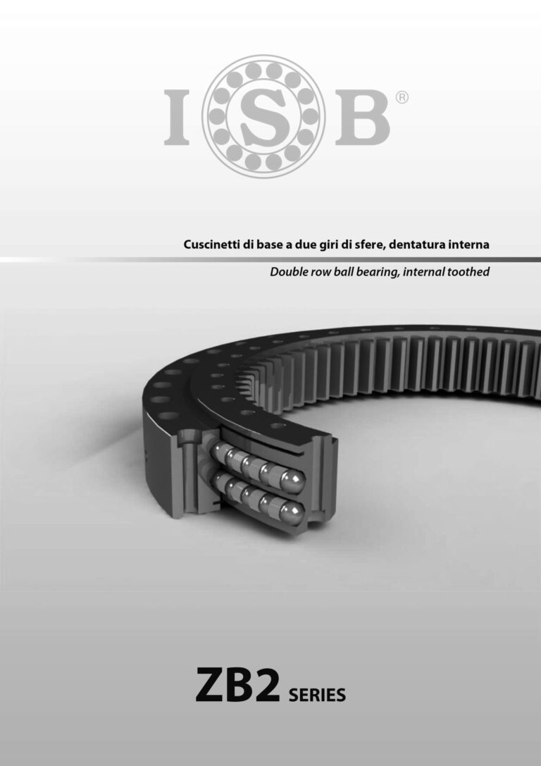 Coronas de giro de dos hileras de bolas con dentado - Serie ZB2 ISB