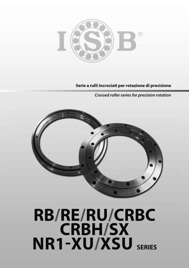 Coronas de giro de rodillos cruzados para rotación de precisión ISB