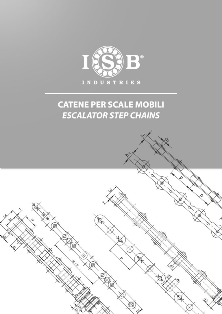 Cadena para escaleras moviles ISB
