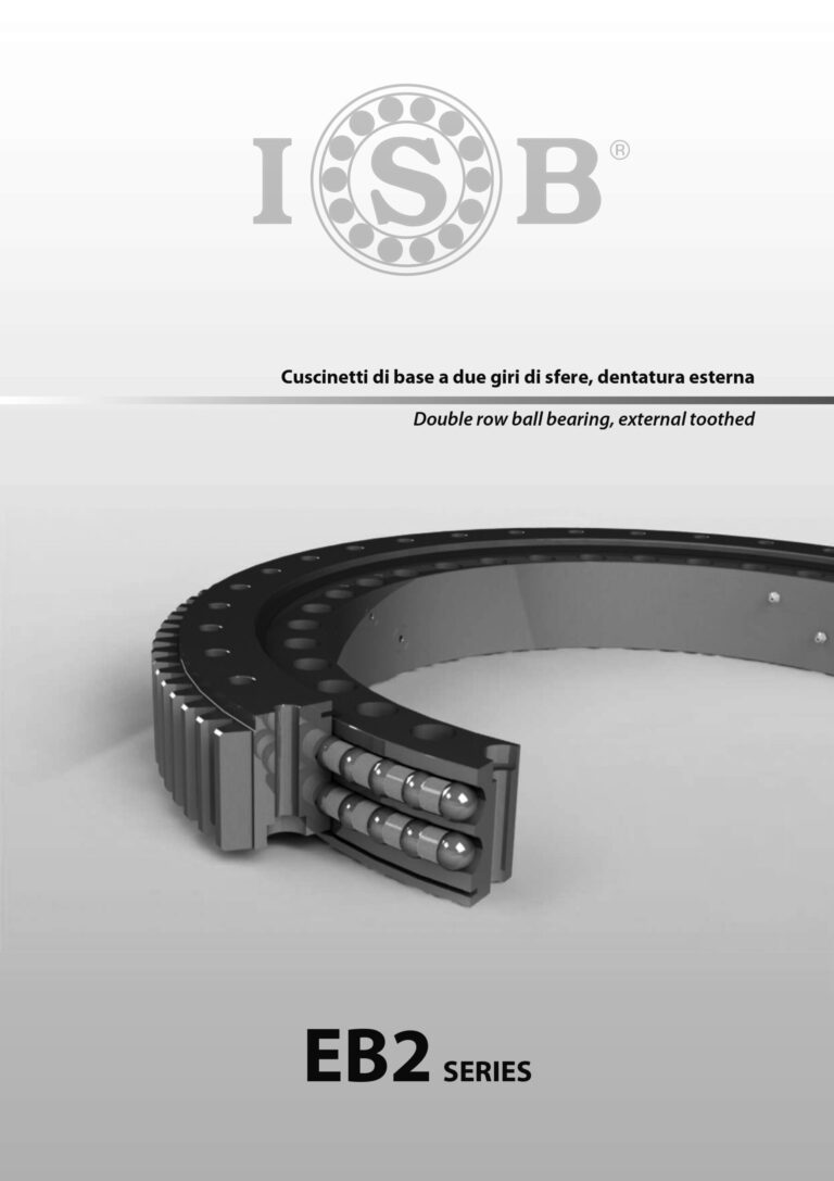 Coronas de giro de dos hileras de bolas - Serie EB2 ISB