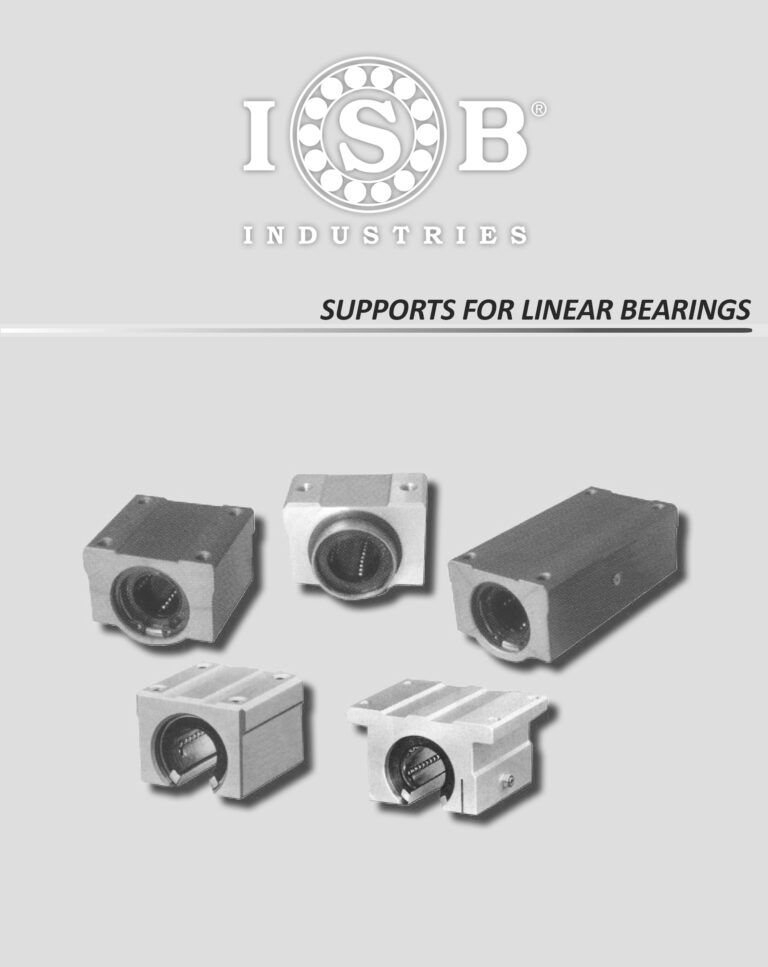 Soportes para rodamientos lineales ISB