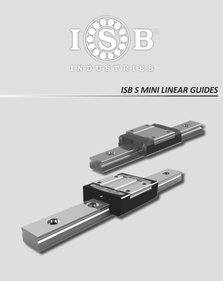 Guias y patines lineales ISB S Mini ISB